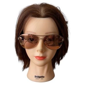 Burberry 3080 Mirrored Aviator Gold Sunglasses